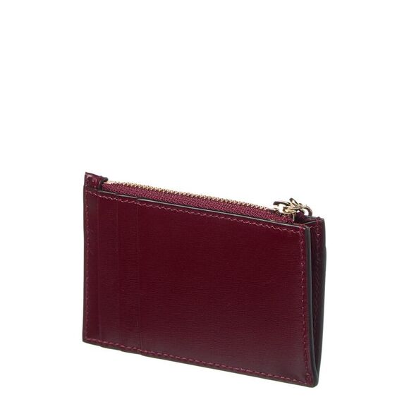 Gucci Luce Gg Canvas & Leather Card Case, Red - Picture 2 of 3